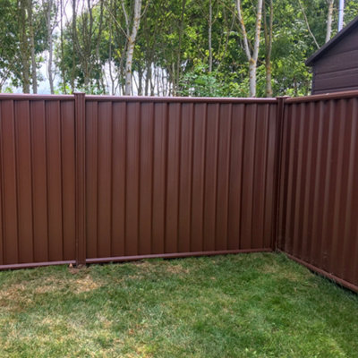 ColourFence Standard Square Post for Free Standing or Change In ...