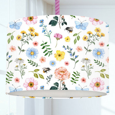 Flower ceiling deals light shade