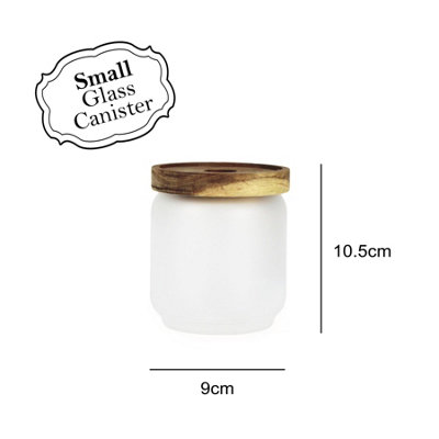 Colourful Flowers Small Glass Sweetener Storage Jar - Watercolour ...