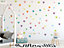 Colourful Hearts Nursery Wall Sticker Decals