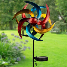 3 x Metal Butterfly Wall Art - Colourful Outdoor Garden Fence or Wall  Sculpture Ornament Decorations - 3 Sizes, Fixings Included