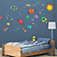 Colourful Space Wall Sticker Pack