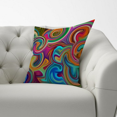 Colourful Wave Pattern Cushions 60cm x 60cm