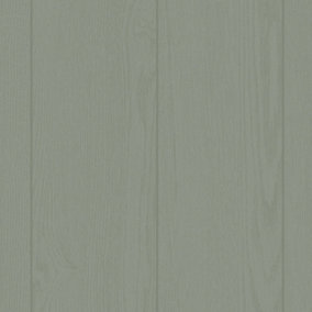 Colourful Woodline Vinyl by Remland (Green Plank, 4m x 2m)