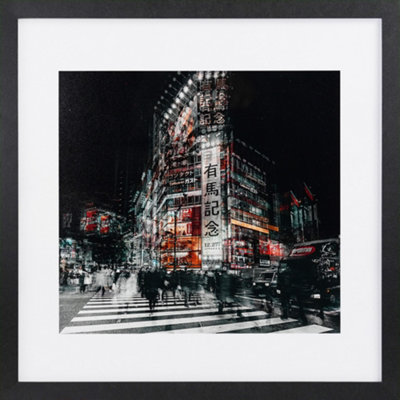 Colours of Tokyo - Carmine Chiriaco - 40 x 40cm Framed Print