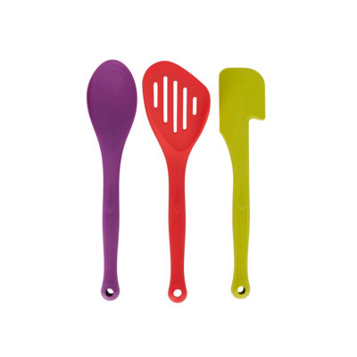 Colourworks 3-Piece Silicone Cooking Utensils Set