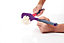 Colourworks Brights Purple "The Swip" Whisk and Bowl Scraper