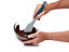 Colourworks Classics Grey Silicone Spatula with Soft Touch Handle