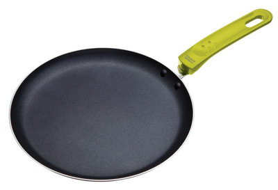 Colourworks Green Crepe Pan with Soft Grip Handle