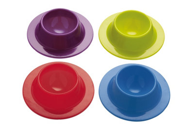 Colourworks Set of 4 Egg Cups, Silicone