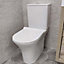 Colsen Rimless Close Coupled Toilet With Soft Close Seat