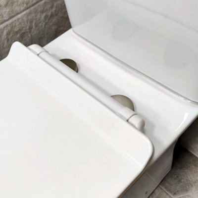 Colsen Rimless Close Coupled Toilet With Soft Close Seat - 6