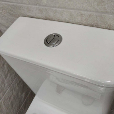 Colsen Rimless Close Coupled Toilet With Soft Close Seat - 7