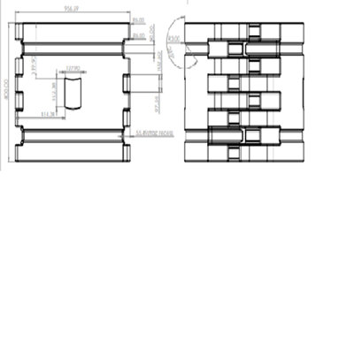 COLUMN PROTECTOR DESIGNED TO PROTECT COLUMN DIMENSIONS OF 300MM-500MM