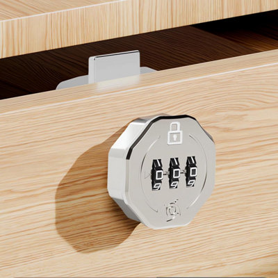 Combination Cabinet Cam Lock: 3 digit keyless drawer lock with code ...