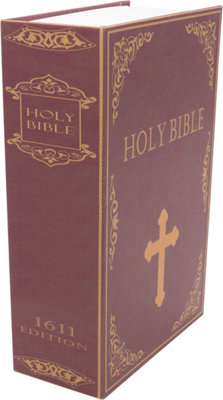 Combination Lock Discreet Bible Book Hidden Cash Document Valuables Safe Box