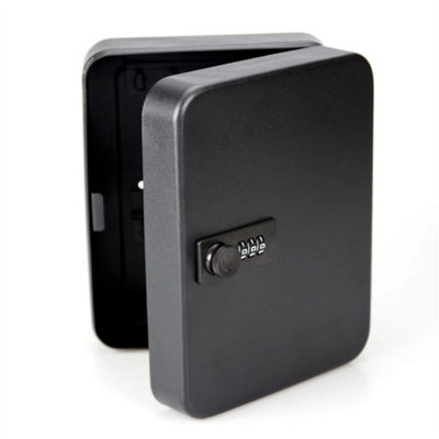 Combination Lock Metal Key Storage Cabinet Wall Mounted Lockable Safe ...
