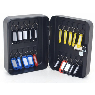 Combination Lock Metal Key Storage Cabinet Wall Mounted Lockable Safe ...