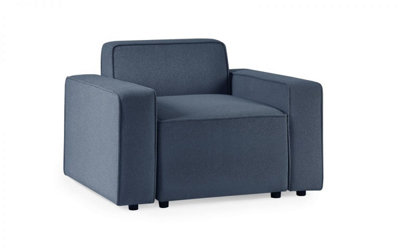 Combination Sofa Pair of Arms - Blue Linen