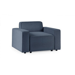 Combination Sofa Pair of Arms - Blue Linen