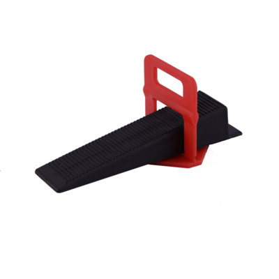 48-Pack Black Plastic Table Levelers – 1" Height Furniture Wedges By CentralSeating