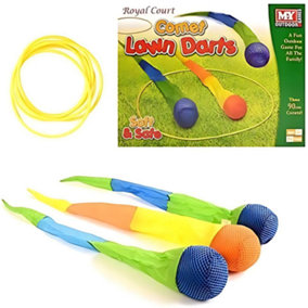 Comet Lawn Darts - Family Garden Games, Waterproof And Safe Outdoor Games Party Toss Games