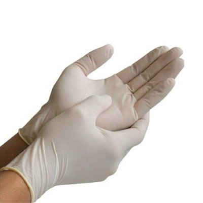 Comfit Large Disposable Powdered Latex Gloves 100 pack