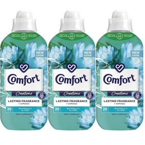 Comfort Fabric Conditioner  Waterlily & Lime 900ML Pack of 6