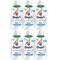 Comfort Pure Fabric Conditioner Hypoallergenic 33 Washes 990ml Pack Of 6