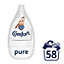 Comfort Pure Ultra Concentrated Fabric Conditioner 58 Washes, 870ml