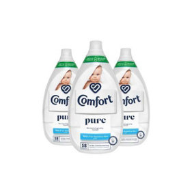 Comfort Pure Ultra Concentrated Fabric Conditioner 870ml - Pack of 3