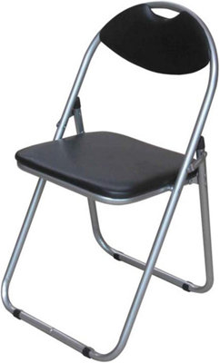 Comfortable Folding Chair with Padded Seat, Durable Steel Frame, Easy ...