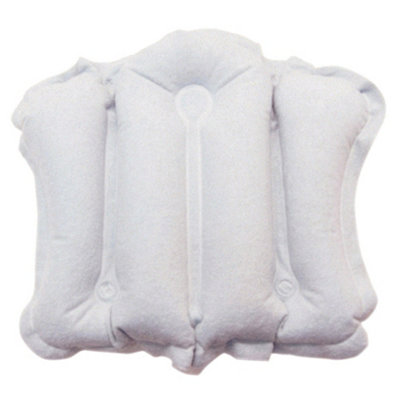Comfortable Inflatable Bath Cushion with Suction Cups for Neck and ...