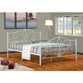 Comfy Living 4ft Emmie Metal Bed Frame