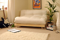 Comfy Living 4ft Luxury Futon Set in Natural