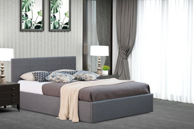 Fusion upholstered storage deals bed