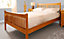 Comfy Living 5ft JD Shaker Bed Frame in Caramel