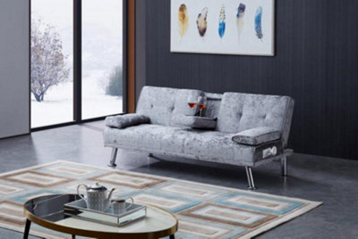 Velvet comfy outlet sofa