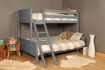 Grey triple bunk best sale bed