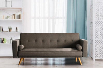 Comfy Living Miami Sofa Bed in Coffee