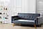Comfy Living Miami Sofa Bed in Grey