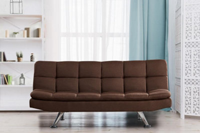 Comfy Living Oakland Sofa Bed in Brown