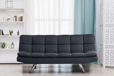 Comfy Living Oakland Sofa Bed in Grey | DIY at B&Q