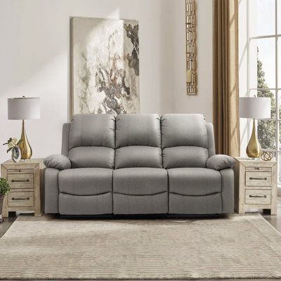 Rackingburg cream deals reclining sofa