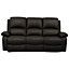 Comfy Living Reclining Faux Leather Sofa Set In Brown - 3 Piece, 2 Piece