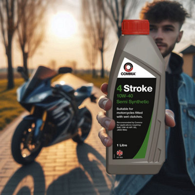 Comma 4 Stroke Semi Synthetic Motorcycle Oil 1 Litre