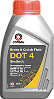 Comma DOT 4 Synthetic Brake Fluid 500ml