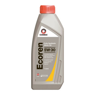 Comma Ecoren 5W30 Fully Synthetic C4 Engine Oil 1 Litre