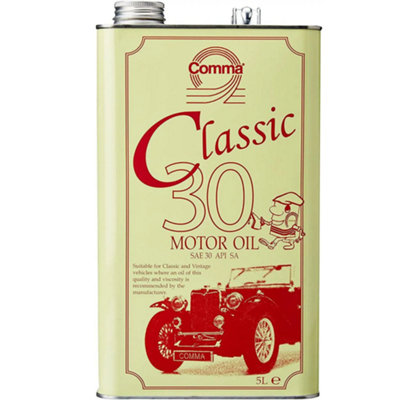 Comma Engine Oil Classic 30 Motor Oil Vintage Cars 4-Stroke Petrol API ...