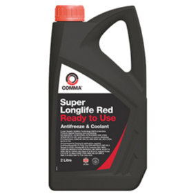 Comma Super Long Life Red Antifreeze Cool Ready To Use 2L